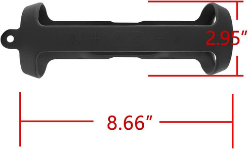 Linkidea Silicone Speaker Case Cover Compatible with JBL Charge 3 Waterproof Portable Bluetooth Speaker Case, Protective Soft Skin Sleeve, Travel ...