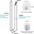 Conworld Toilet Paper Holder for 4 Roll Tissue, Over The Tank Toilet Paper Holder, Stainless Steel Rustproof Toilet Paper Storage Wall Mount, for ...
