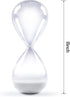 SWISSELITE Hourglass Sand Timers, Hourglass Sand Clock Inspired Glass for Home, Desk, Office Decor (8Inch-30Mins Lucent White)...