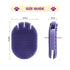 Pet Double-Sided 2 in 1 Massage Bath Brush Grooming - For wet/dry hair - Rubber Brush for Bathing, Massaging, Hair Removal, and Deshedding - For D...