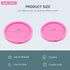 2PCS Car Coaster Molds Diameter 2.5/2.8 inches Round Coaster Silicone Mold Star Pattern Super Glossy Resin Silicone Mold DIY Epoxy Mould Polymer C...