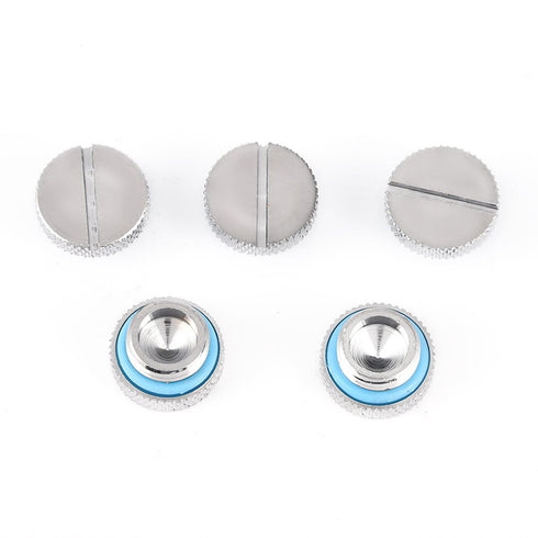 Thread Water Plug, 5Pcs Brass G1/4 Thread Screw-in Water Stopper Plug for PC Water Cooling System System Cooling pc Thread Plug...