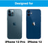 GLASS-M Blue Light Blocking Screen Protector for iPhone 12 /iPhone 12 Pro, Anti-Blue Ray Tempered Glass Film, Blue Ray Filter Eye Protection Scree...