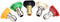 ViaGasaFamido 5pcs Pressure Washer Spray Nozzle Tip Set Plastic Stainless Steel Brass 0 Degrees 15 Degrees 25 Degrees 40 Degrees 65 Degrees for Qu...