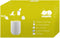 Small Trash Bags with Quick-Dispense, 4 Gallon Trash Bags with Cute and Compact Package, 100 Count (Yellow)...