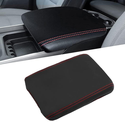 sportuli Center Console Cover Anti-Scratch Leather Armrest Pad Replace for 2019-2024 2025 Dodge RAM 1500 2500 3500, for All Makes & Models with Bu...