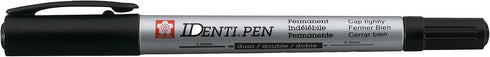 Sakura Identi Pen Two-Pointed Black Marking Pen...