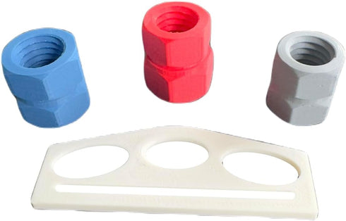Travel-Size Toothpaste Refill Adapter and Squeezer, 4 Count (Pack of 1)...