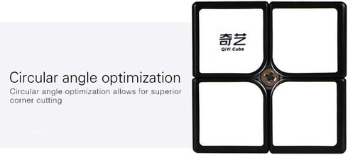 Qidi Speed Cube 2x2- Smooth Bright-Light Sticker(Classic Colors) - 2x2x2 Puzzles Toys, The Most Educational Toy to Effectively Improve Child's Con...