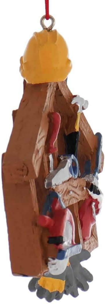 Kurt Adler Construction Tools Resin Xmas Ornament...