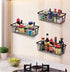 SheeChung Farmhouse Decor Metal Wire Bathroom Storage Organizer Basket Bins - for Cabinets, Shelves, Closets, Vanity Countertops, Under Sinks, Pan...