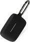 Geiomoo Silicone Carrying Case Compatible with Jabra Elite 4, 3, 2, Portable Scratch Shock Resistant Cover with Carabiner (Black)...