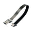 chenyang USB C Flat Cable USB 2.0 Male to USB C Male 90 Degree UP Angled Ribbon Flex Extension Cable Adapter 0.5M...