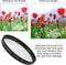Acuvar 55mm and 58mm Multi-Coated 3 Piece Filter Kit (UV-CPL-FLD) for Nikon D3500, D5600, D3400 DSLR Camera with Nikon 18-55mm f/3.5-5.6G VR AF-P ...