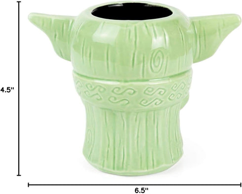 Geeki Tikis Star Wars: The Mandalorian The Child Baby Yoda Mug | Official Star Wars Collectible Tiki Style Ceramic Cup | Holds 16 Ounces...