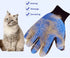 Pet Hair Remover Glove - Gentle Grooming Brush - Deshedding - Massage Mitt with Enhanced Five Finger Design - Perfect for Dogs & Cats Long Short F...