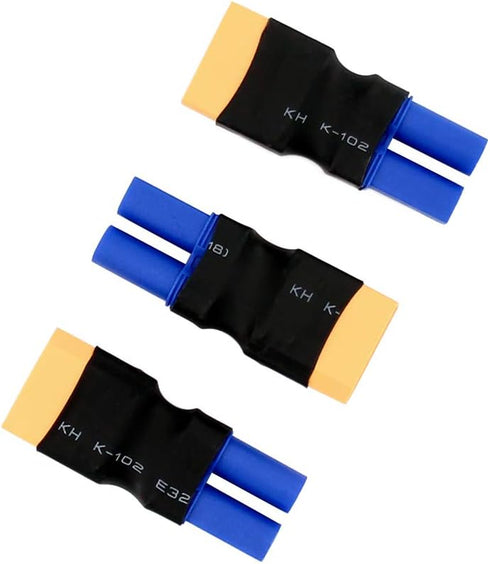 3pcs Female EC5 to XT90 / XT-90 Male - Heavy Duty Connector Adapter(BDHI-02)...