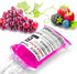 WYNK Blood Bags for Drinks, 10 IV Bags for Halloween Party Decoration, Reusable Drink Pouch for Live Blood of Theme Parties, Masquerade,Vampire,Zo...