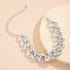 Fashion Gold Silver Punk Cuban Link Chain Choker Bohemian Chunky Chain Necklace Punk Gothic Hip Hop Metal Necklaces Plastic Chunky Curb Chain Neck...