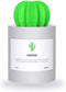 Mini Humidifier, 280ml USB Cool Mist Portable Cactus Air humidifier, Ultra-Quiet Operation for Bedroom Home Office Desk Yoga Car Travel(Grey)...