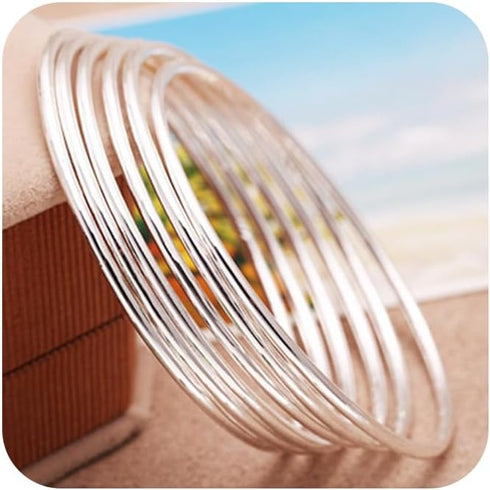 Kuyiuif Classic 10pcs Lots Wholesale 925 Silver Winsome Bracelet Cuff Bangle...