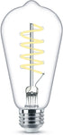 Vintage Flicker-Free Clear Spiral ST19 Dimmable, Eyecomfort Technology, 500 Lumen, Daylight(5000K), 5.5W=60W, Title 20 Certified, E26 Base, 1-Pack...