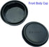 Rear Lens Cap + Fuji X Body Cap Cover for Fujifilm X-T5 X-T4 X-T3 X-E4 X-T2 X-T1 X-S10 X-T30 II X-T20 X-T10 X-T200 X-T100 X-PRO3 X-PRO2 ..X Mount ...