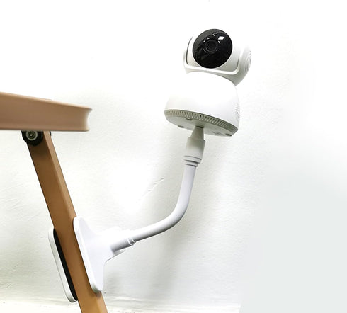 Baby Monitor Mount for TP-Link Tapo C200/C210/C220/C225, Kasa Security Camera EC70/EC71/KC410S, Baby Camera Holder, Baby Camera Stand (Gooseneck M...