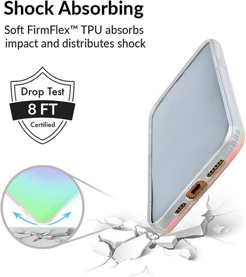 VELVET CAVIAR for iPhone 13 Case - 10ft Drop Tested - Iridescent White Opal...