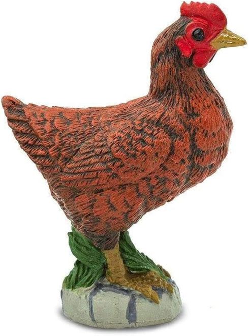 Safari Ltd. Bantam Hen Figurine - Hand-Painted, Realistic 2" Model Figure - Fun Educational Toy for Boys, Girls & Kids Ages 3+...