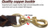Leather Dog Leash 4ft x 3/4 inch, Heavy Duty Dog Leash, Strong Sturdy Genuine Leather Braided Dog Leash, Soft and Comfortable Leather Leash for La...