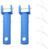 Vacuum Head Handle 2PCS Blue Color Vacuum Pool Brush Handle Universal Replacement Parts with V Clips and Pins for Swimming Pool Spa Vacuum...