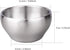 IMEEA Ice Cream Bowl Insulated Bowl 15oz Double Wall Soup Bowl SUS304 Stainless Steel Cereal Bowl, Set of 2...