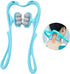 Neck Massager Roller,Handheld Massager with 6 Balls Massage Point, Neck Pain Relief Massager for Deep Tissue in Neck, Back, Shoulder, Waist, and L...