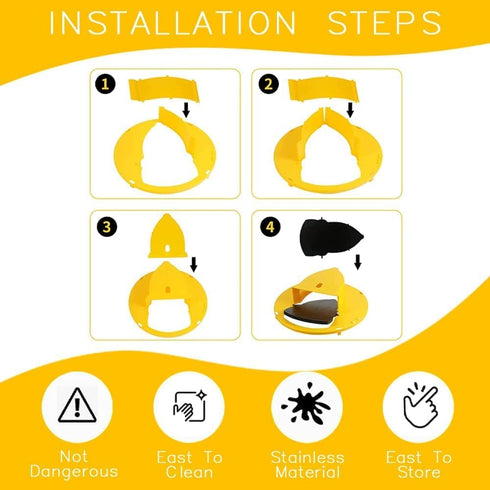 Mouse Trap - Auto Reset - Flip and Slide Bucket Lid Mouse Trap - Rat Trap - Reusable Trap Door Style - Multi Catch Mice Control Traps - Bucket Lid...