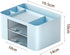 Desk Organizer,Multi-Functional Item of Stationery,Desk Organizers and Accessories desk with 5 Compartments (Blue)...