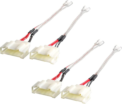 RED WOLF Door Speaker Wiring Harness Adapter Select for VW Volkswagen 1999-2019 Golf/Beetle/Passat, 1999-2016 Jetta Aftermarket Car Door Speaker W...