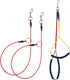 Pet Grooming Loop for Dogs - Fits Most No Sit Haunch Holder Pet Grooming Tubs and Tables Sturdy Steel Wire Rope(3 Packs) (Ring (Red)+No Sit Haunch...