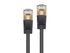 Monoprice SlimRun Cat6A Ethernet Patch Cable - Network Internet Cord - RJ45, Stranded, STP, Pure Bare Copper Wire, 36AWG, 1ft, Black...