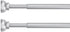 KXLIFE 2 Pack Spring Tension Curtain Rod, 1/2-inch Decorative Tension Drapery Rod for Window, Nickle, (36-60 Inches)...