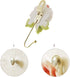 OPENDGO 3PCS Rose Resin Wall Hooks Wall Mounted Creative Flower Iron Hook for Hanging Coat/Hat/Key/Towel/Handbag Hooks/Hangers Room Wall Decor...