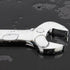 Ratcheting Wrench Open Flex-Head Open End Double Opening Ratchet Combination Wrench Hand Tool Flare Nut Wrench Silver 17mm...