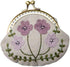 1 Set Coin Purse Embroidery Pouch Making Kit Lock Embroidery Tool DIY Coin Bag (Purple Flower Style)...