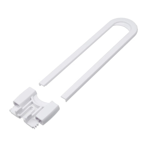Sliding Cabinet Locks Baby Proofing – Adjustable Child Safety Latches for Knobs & Handles – 10 Pack – No Adhesive Drilling or Tools - White...