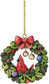 Enesco Jim Shore Heartwood Creek Legend of The Wreath Hanging Ornament, 4.25", Multicolor...