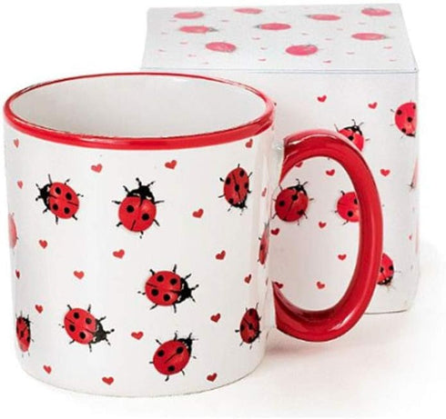 Ladybug Collection, Adorable Ladybug Coffee Mug Inexpensive Gift Item, 13Fl oz...