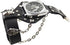 Fashion Hip-Hop Punk Skull Watch for Men Women Black Wide Leather Cuff Band Watch Cool Style Wrist Watches,Chains Locomotive Glove Watch...