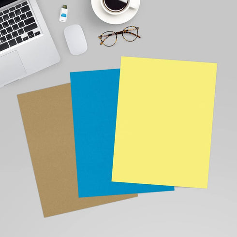 LUXPaper 8.5" x 11" Paper | Letter Size | Pastel Canary Yellow | 60lb. Text | 50 Qty...