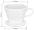 Pour Over Ceramic - Coffee Dripper with 3 Holes Flat Bottom, Porcelain Slow Filter Cone for Travel, Camping, Office, Home, Coffee Maker Brew...