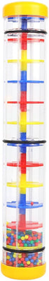 Rainmaker 12 inch Rain stick for babies Rattle Tube Rain Stick Shaker Music Sensory Auditory Instrument Toy For baby child girl (12 inch Yellow)...